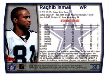 1999 Topps - Topps Collection #28 Raghib Ismail Back