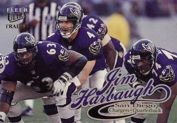 1999 Ultra #72 Jim Harbaugh Front