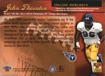 1999 Ultra #286R John Thornton Back