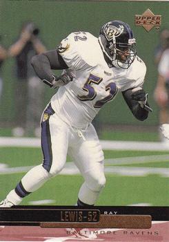 1999 Upper Deck #17 Ray Lewis Front