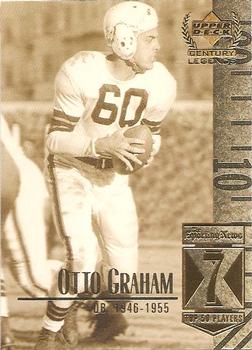 1999 Upper Deck Century Legends #7 Otto Graham Front