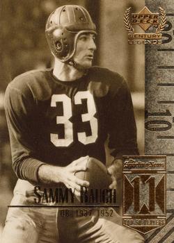 1999 Upper Deck Century Legends #11 Sammy Baugh Front
