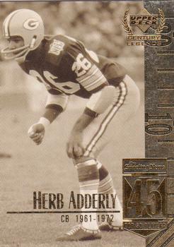 1999 Upper Deck Century Legends #45 Herb Adderley Front