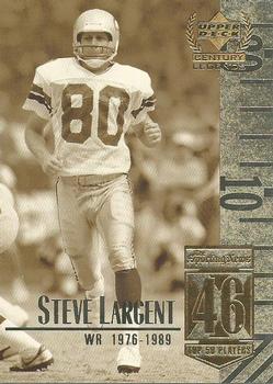1999 Upper Deck Century Legends #46 Steve Largent Front