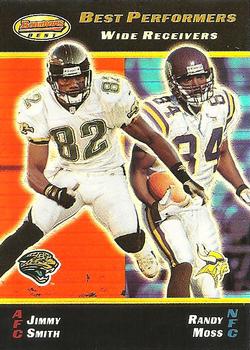 2000 Bowman's Best #93 Jimmy Smith / Randy Moss Front