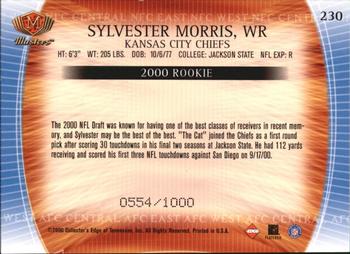 2000 Collector's Edge Masters #230 Sylvester Morris Back
