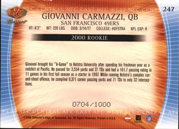 2000 Collector's Edge Masters #247 Giovanni Carmazzi Back