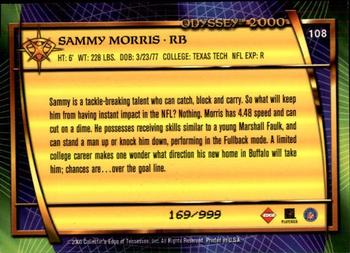 2000 Collector's Edge Odyssey #108 Sammy Morris Back