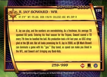 2000 Collector's Edge Odyssey #129 R.Jay Soward Back