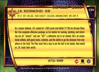 2000 Collector's Edge Odyssey #134 J.R. Redmond Back