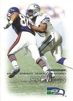 2000 SkyBox Dominion #83 Shawn Springs Front