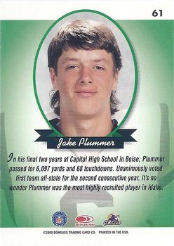2000 Donruss Preferred #61 Jake Plummer Back