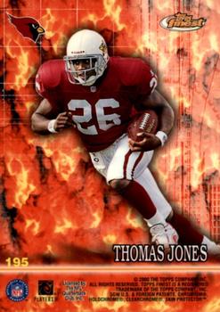 2000 Finest #195 Terrell Davis / Thomas Jones Back