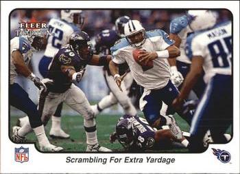 2000 Fleer Tradition #395 Scrambling for Extra Yardage Front
