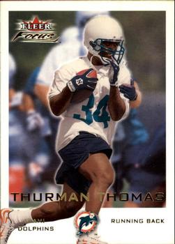 2000 Fleer Focus #18 Thurman Thomas Front