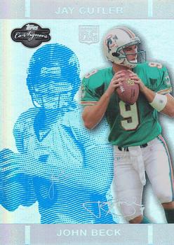 2007 Topps Co-Signers - Changing Faces Holosilver Blue #52 John Beck / Jay Cutler Front