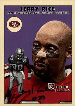 2000 Fleer Tradition Glossy #72 Jerry Rice Front