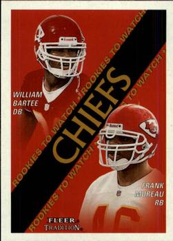 2000 Fleer Tradition Glossy #349 William Bartee / Frank Moreau Front