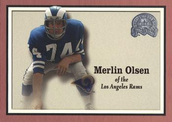 2000 Fleer Greats of the Game #87 Merlin Olsen Front