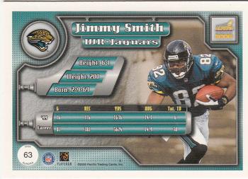 2000 Pacific Aurora #63 Jimmy Smith Back