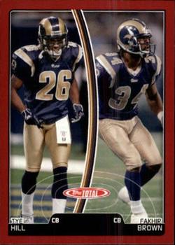2007 Topps Total - Red #429 Fakhir Brown / Tye Hill Front