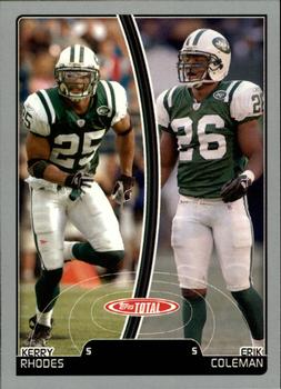 2007 Topps Total - Silver #323 Erik Coleman / Kerry Rhodes Front