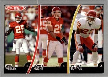 2007 Topps Total - Silver #406 Patrick Surtain / Greg Wesley / Sammy Knight Front