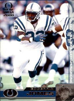 2000 Pacific Omega #59 Edgerrin James Front