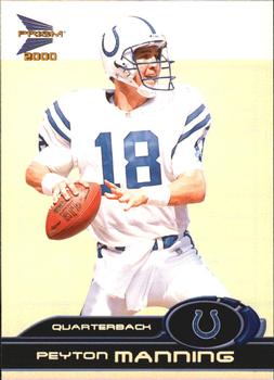 2000 Pacific Prism Prospects #39 Peyton Manning Front