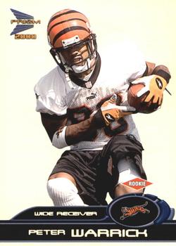2000 Pacific Prism Prospects #121 Peter Warrick Front