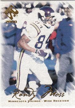 2000 Pacific Private Stock #56 Randy Moss Front