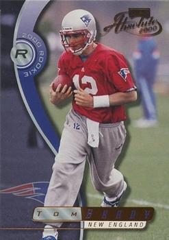 2000 Playoff Absolute #195 Tom Brady Front