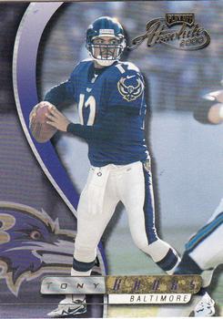 2000 Playoff Absolute #10 Tony Banks Front