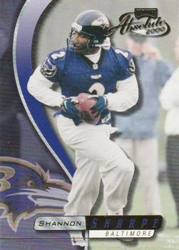 2000 Playoff Absolute #14 Shannon Sharpe Front