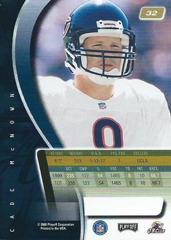 2000 Playoff Absolute #32 Cade McNown Back