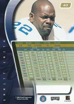 2000 Playoff Absolute #43 Emmitt Smith Back