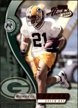 2000 Playoff Absolute #203 Rondell Mealey Front