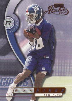 2000 Playoff Absolute #213 Ron Dixon Front