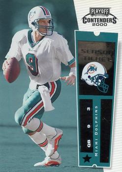 2000 Playoff Contenders #50 Jay Fiedler Front