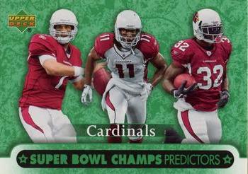 2007 Upper Deck - Predictors: Super Bowl Champs #SBP-1 Arizona Cardinals Front