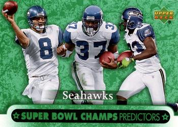 2007 Upper Deck - Predictors: Super Bowl Champs #SBP-28 Seattle Seahawks Front