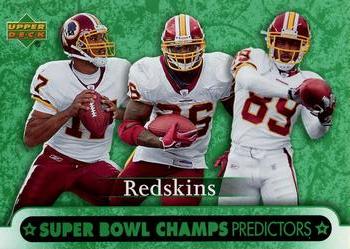 2007 Upper Deck - Predictors: Super Bowl Champs #SBP-32 Washington Redskins Front