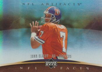 2007 Upper Deck Artifacts - NFL Facts #NF-EL John Elway Front