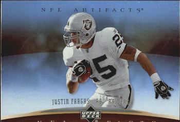 2007 Upper Deck Artifacts - NFL Facts #NF-JF Justin Fargas Front
