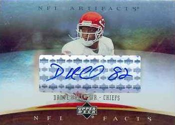 2007 Upper Deck Artifacts - NFL Facts Autographs #NF-HA Dante Hall Front