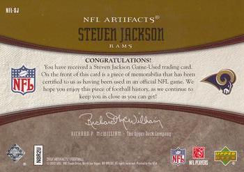 2007 Upper Deck Artifacts - NFL Artifacts Gold #NFL-SJ Steven Jackson Back
