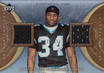 2007 Upper Deck Artifacts - Photo Shoot Flashback Fabrics #PSF-DW DeAngelo Williams Front