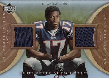 2007 Upper Deck Artifacts - Photo Shoot Flashback Fabrics Green #PSF-CJ Chad Jackson Front
