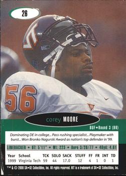 2000 SAGE HIT #26 Corey Moore Back