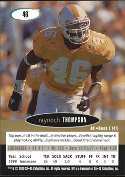 2000 SAGE HIT - NRG #46 Raynoch Thompson Back